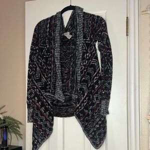 Stylish Black and Gray Women's Sweater